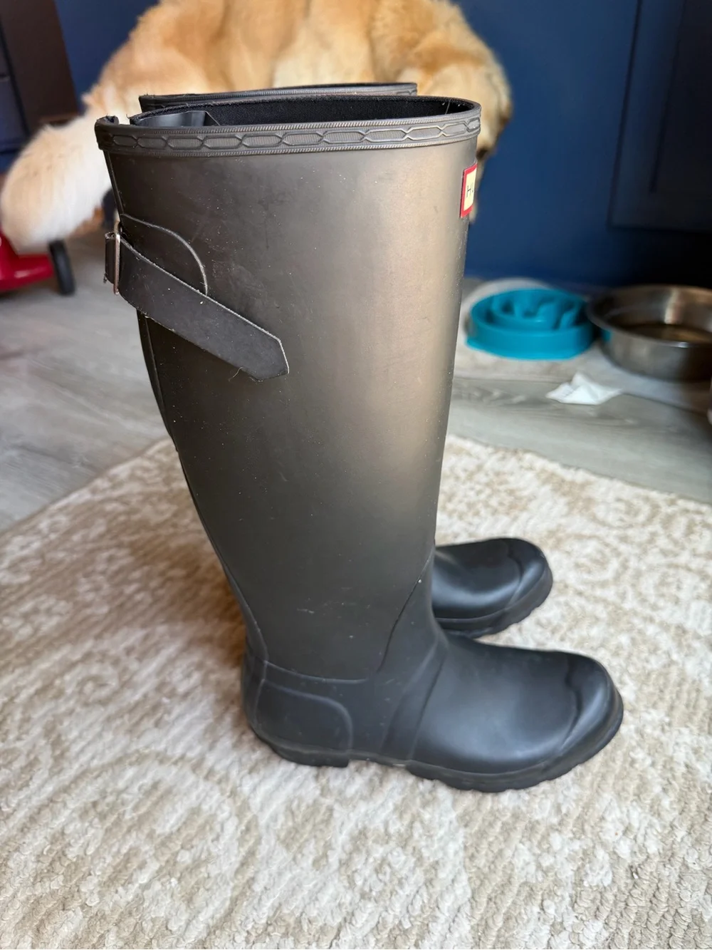 Hunter Tall Rain Boots Matte Black